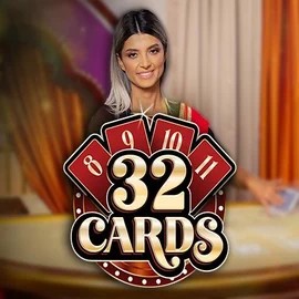 32 Cards slot visual from Ezugi available on rizziocasino.eu