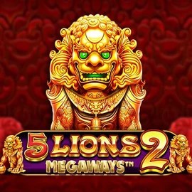 5 Lions Megaways 2 slot logo by Pragmatic Play at Rizzio Casino
