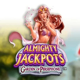 Almighty Jackpots: Garden of Persephone slot visual from Novomatic available on rizziocasino.eu