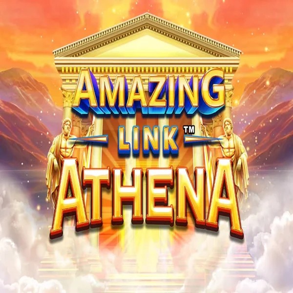 Amazing Link Athena slot logo by SpinPlay Games at Rizzio Casino