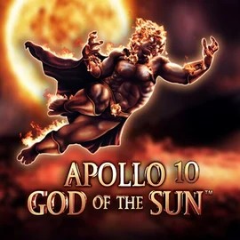 Official Slots logo: Apollo God of the Sun by Novomatic at Rizzio Casino