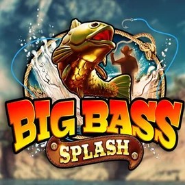 Big Bass Splash slot logo by Pragmatic Play at Rizzio Casino
