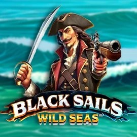 Official Slots logo: Black Sails Wild Seas by Infinity Dragon Studios at Rizzio Casino