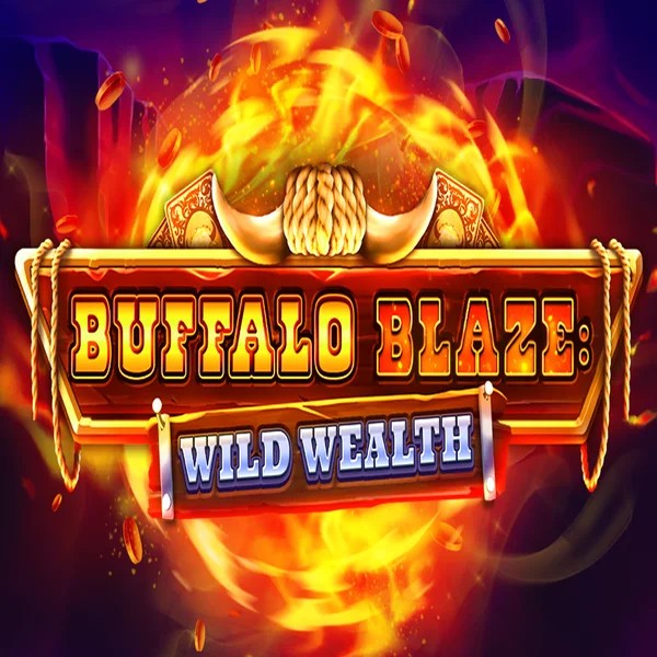 Buffalo Blaze Wild Wealth logo – Slots by OctoPlay at Rizzio Casino