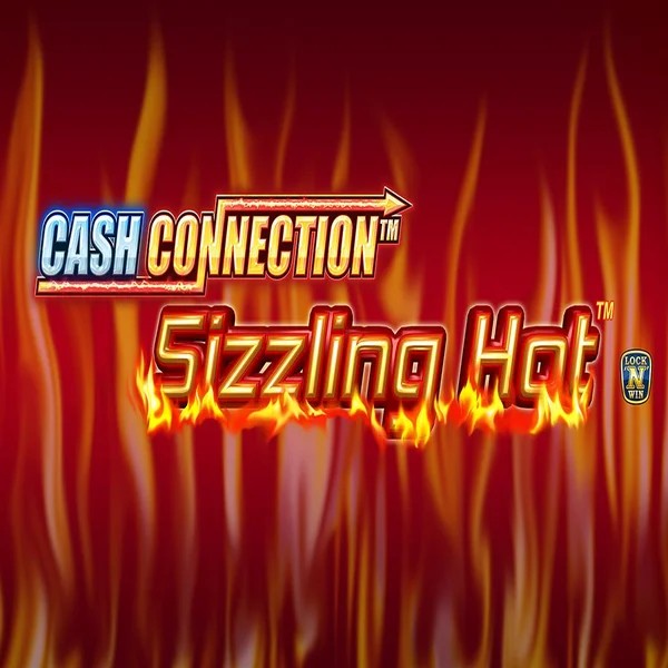 Cash Connection Sizzling hot slot logo by Novomatic at Rizzio Casino