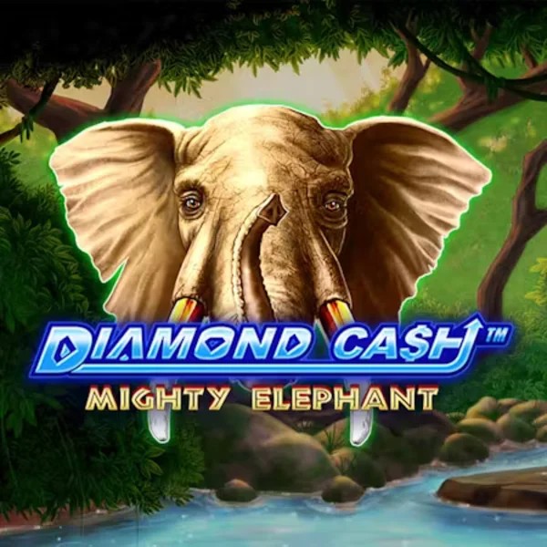 Diamond Cash Mighty Elephant by Greentube, showcased at rizziocasino.eu – game logo