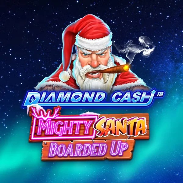 Diamond Cash Mighty Santa Boarded Up – slot by Greentube, featured at rizziocasino.eu