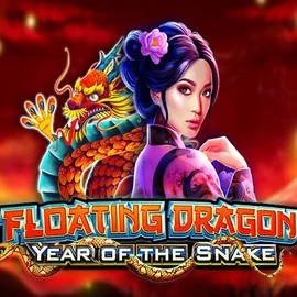 Floating Dragon Year of the Snake logo by Pragmatic Play at Rizzio Casino