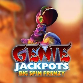 Genie Jackpots: Big Spin Frenzy logo – Jackpots by Blueprint Gaming at Rizzio Casino