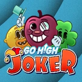 Go High Joker slot logo by RubyPlay at Rizzio Casino