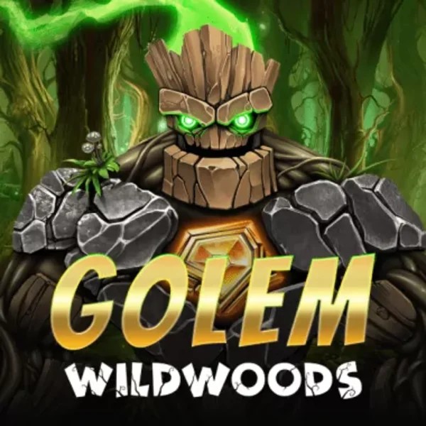 Golem Wildwoods logo by BF Games at Rizzio Casino