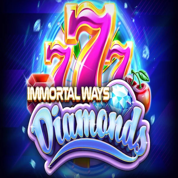 Official Slots logo: Immortal Ways Diamonds by RubyPlay at Rizzio Casino