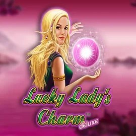 Lucky Ladys Charm Deluxe online game logo by Greentube on rizziocasino.eu