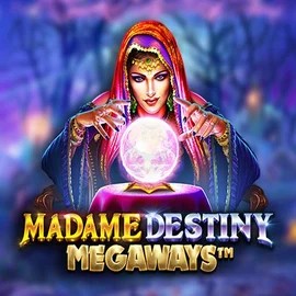 Madame Destiny Megaways slot visual from Pragmatic Play available on rizziocasino.eu