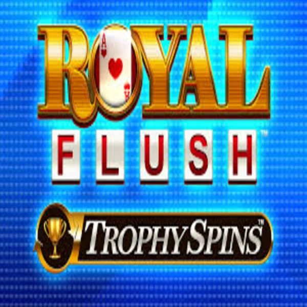 Royal Flush Trophy Spins by Greentube, showcased at rizziocasino.eu – game logo