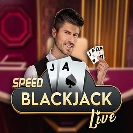 Official Live Casino logo: Speed Blackjack by Pragmatic Play at Rizzio Casino