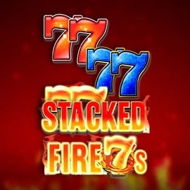Stacked Fire 7s slot logo by Inspired Gaming at Rizzio Casino