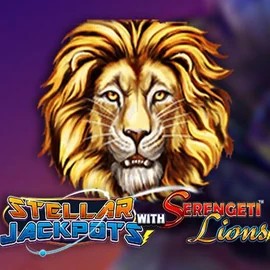 Stellar Jackpots with Serengeti Lions game by Lightning Box Game – logo hosted on Rizzio Casino
