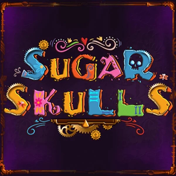 Sugar Skulls logo by Booming Games Rizzio Casino