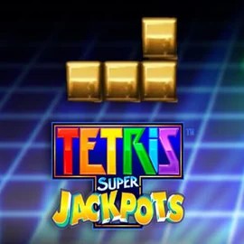Tetris Super Jackpots logo by WMS at Rizzio Casino