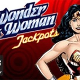 Wonder Woman Jackpots logo – Jackpots by Amaya at Rizzio Casino